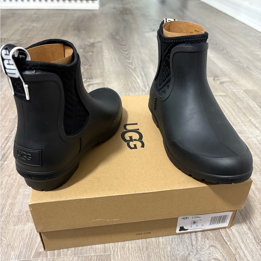UGG Kids Black Waterproof Boots